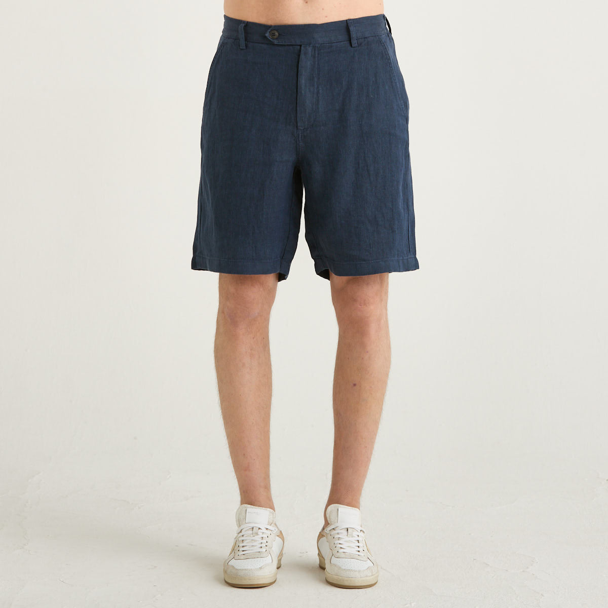 Mc2 Saint Barth bermuda in lino blu