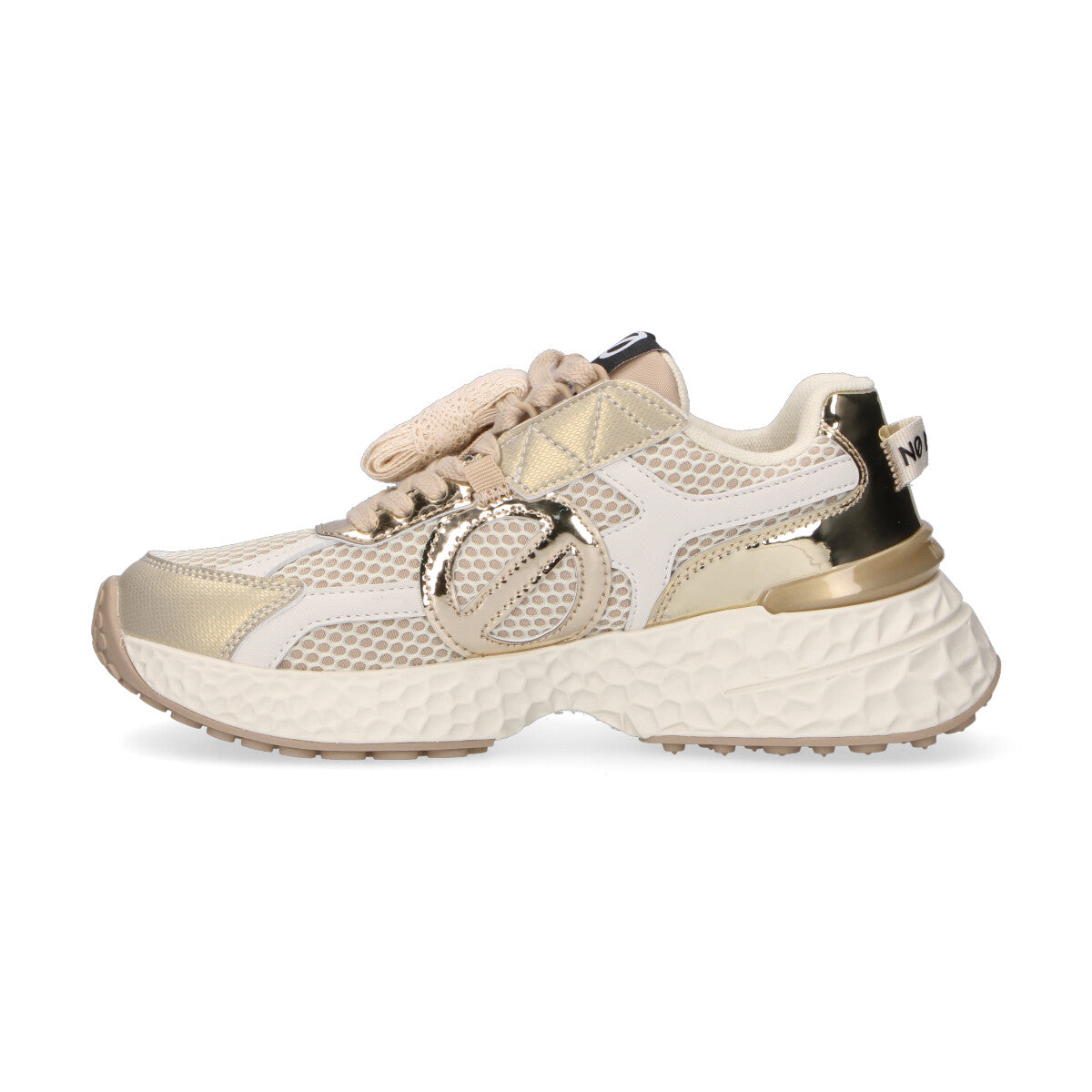 No Name sneaker Carter 2.0 Runner specchiata oro