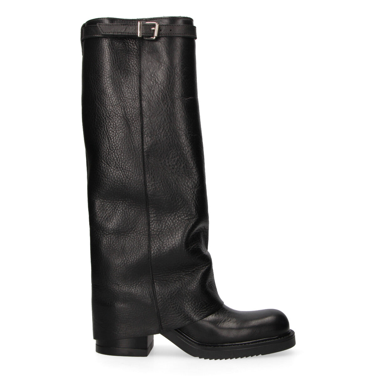 Ovyè stivale gambale risvoltato con fibbia