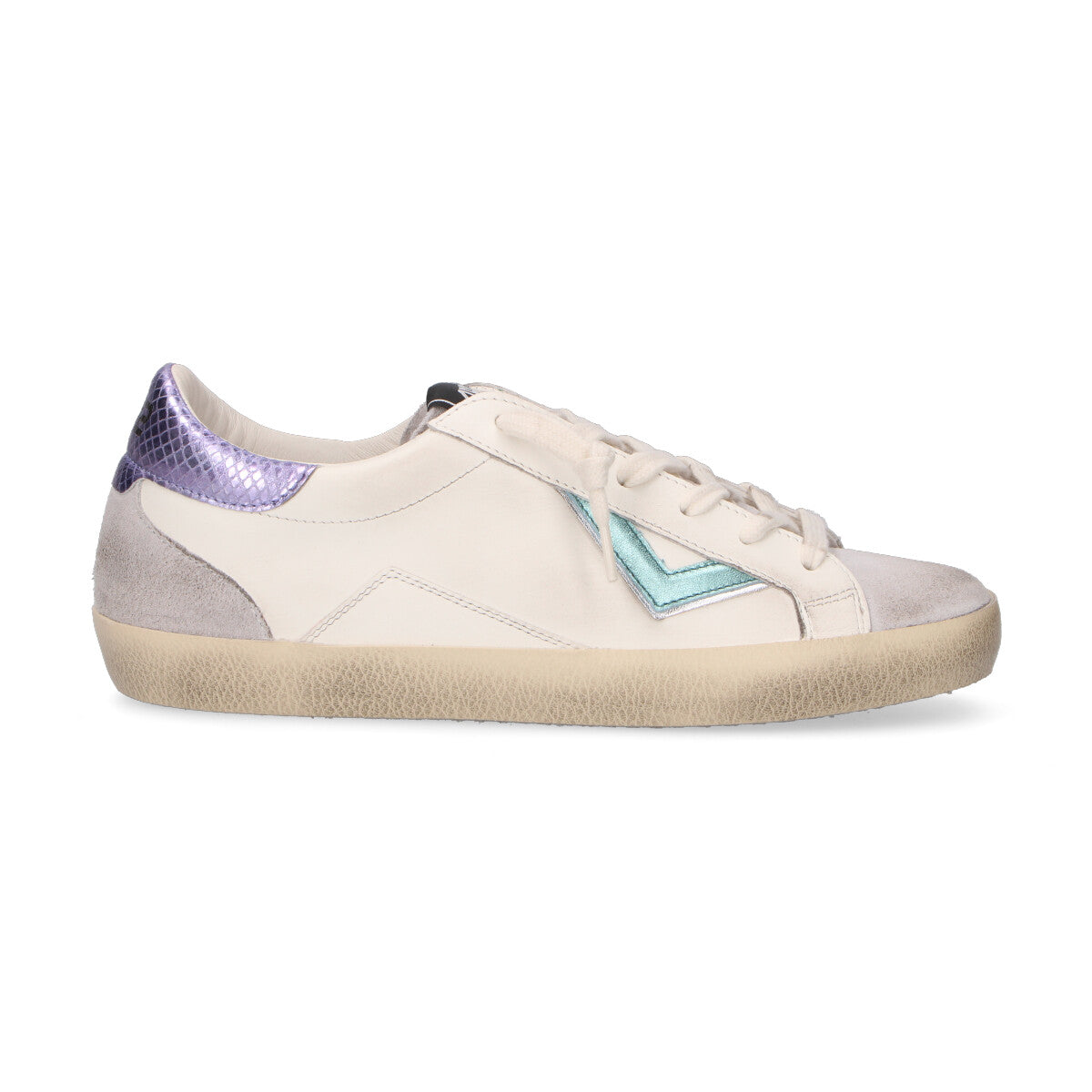 4B12 sneaker Suprime in pelle bianca