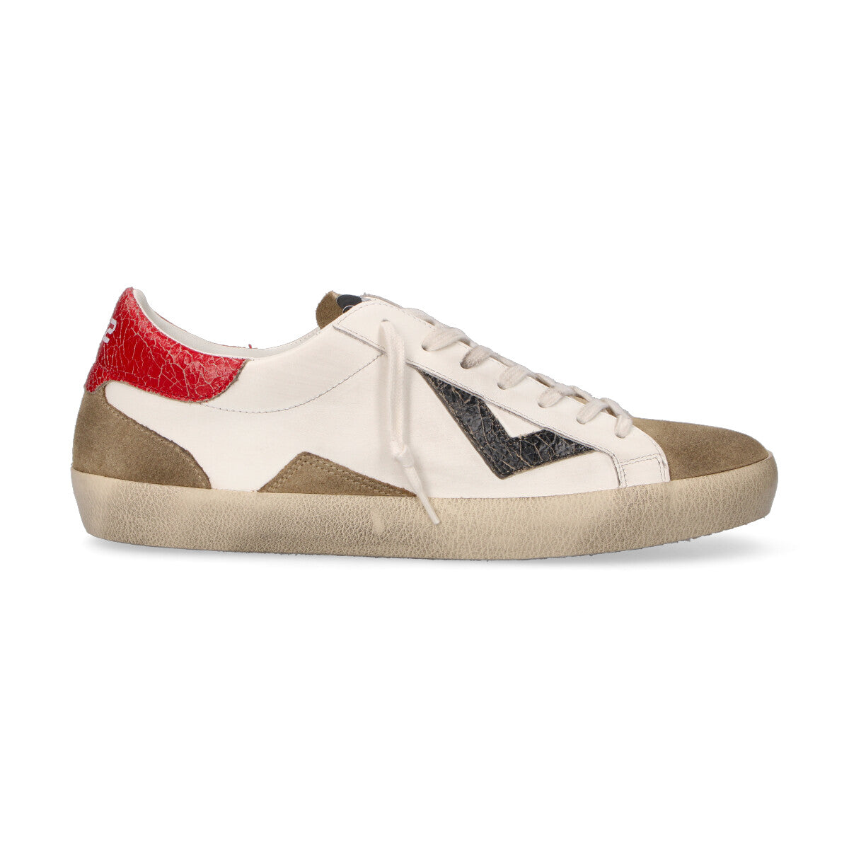 4B12 sneaker Suprime in pelle bianca