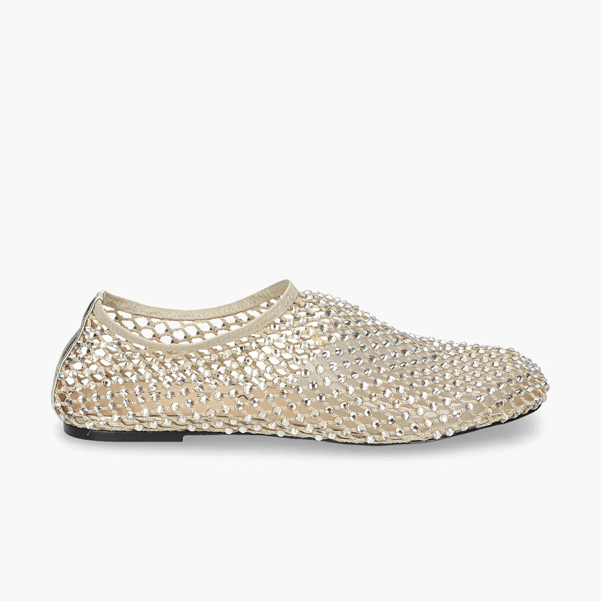 Strategia ballerina con strass platino