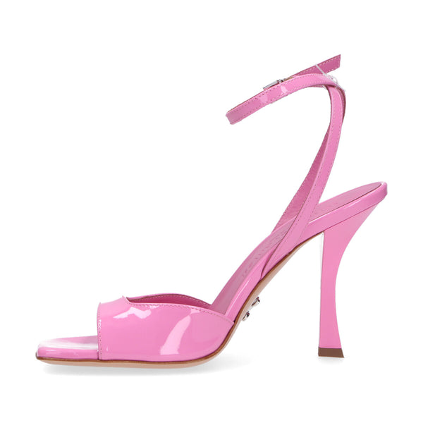 Sergio Levantesi sandalo Tania pelle vernice rosa