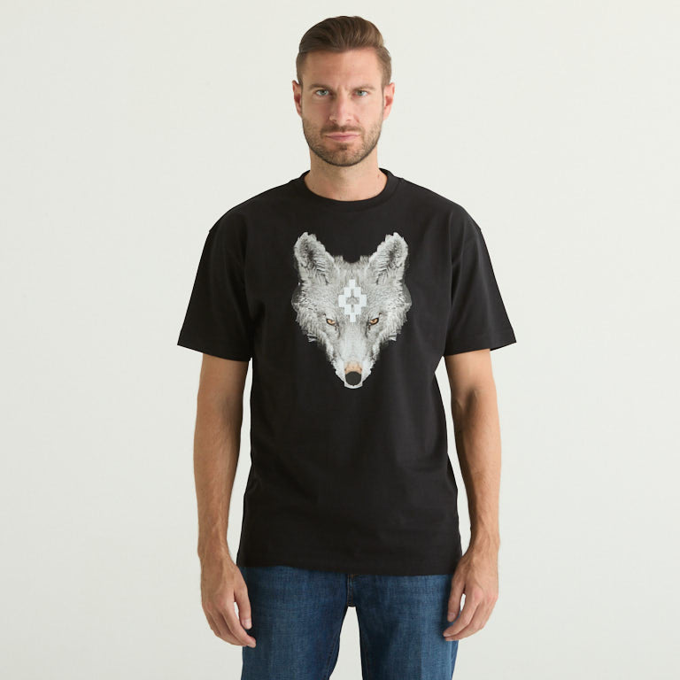 County Of Milan t-shirt wolf uomo nera