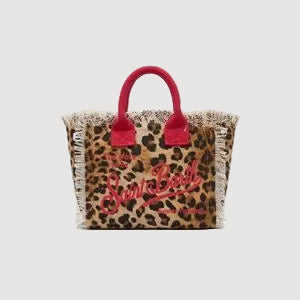 Mc2 Saint Barth borsa vanity mini sand leopard