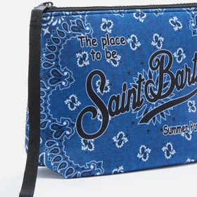 Mc2 Saint Barth pochette Bandanna Round denim