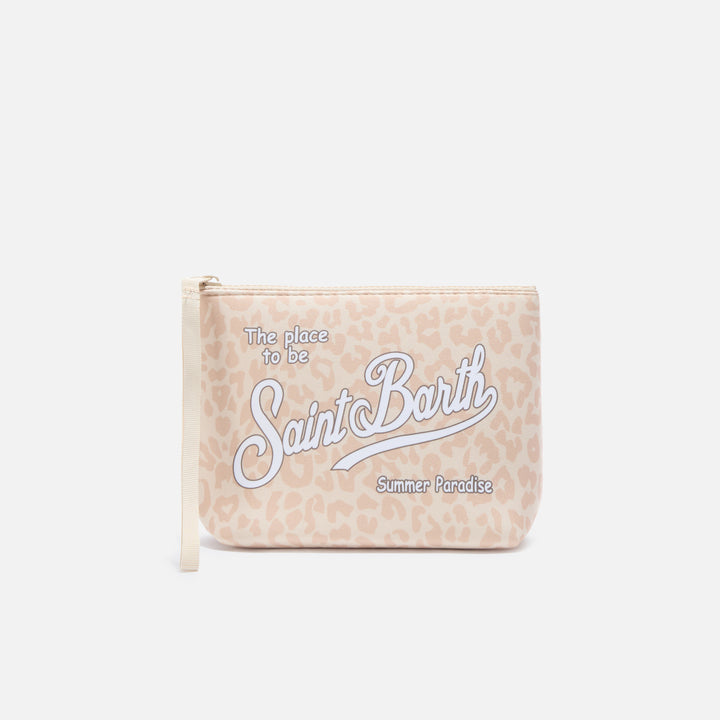 Mc2 Saint Barth pochette Aline Pastel leopard