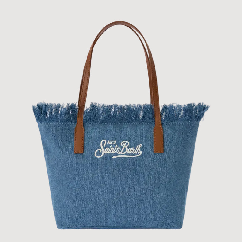 Mc2 Saint Barth borsa City media denim frange