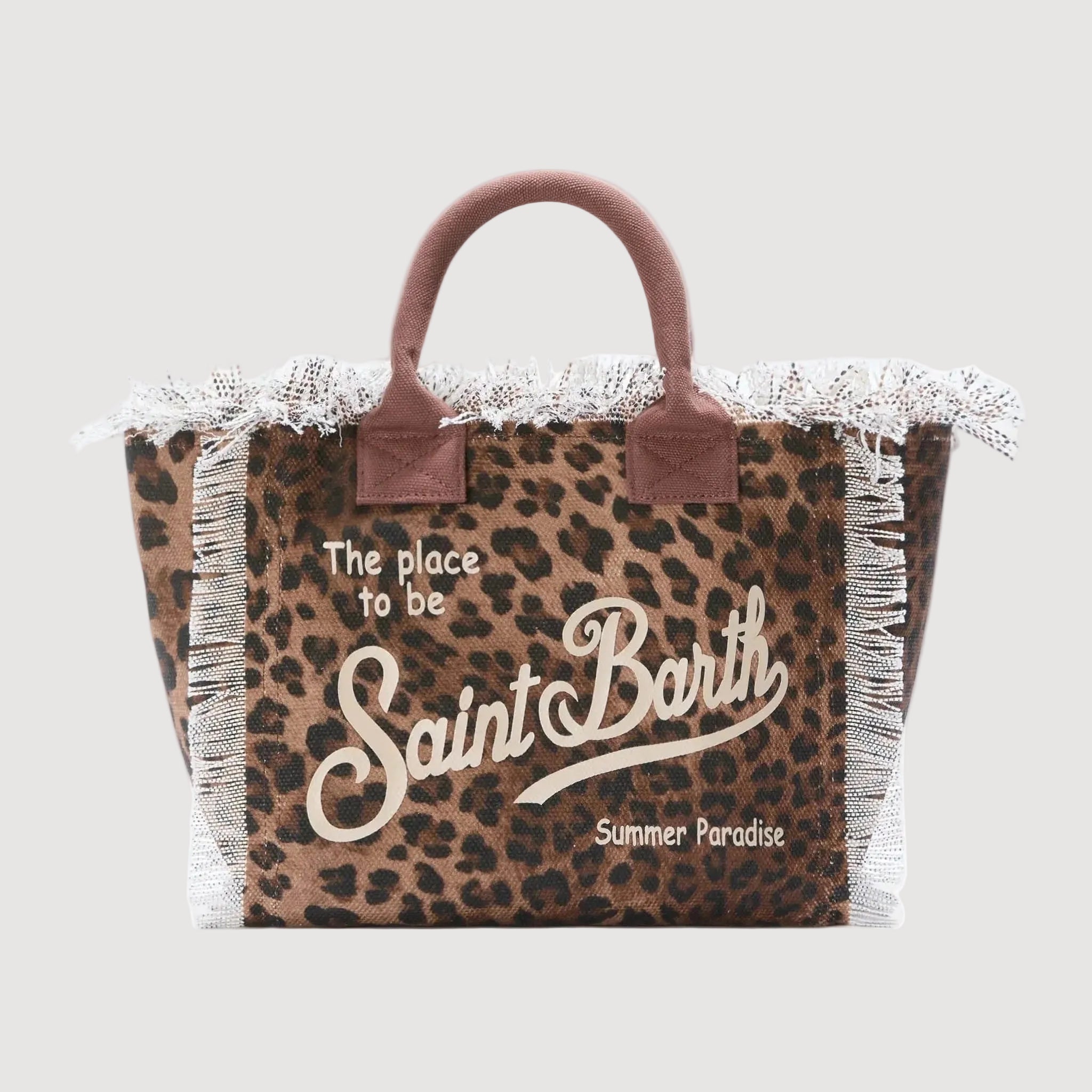 Mc2 Saint Barth borsa Colette sand leopard