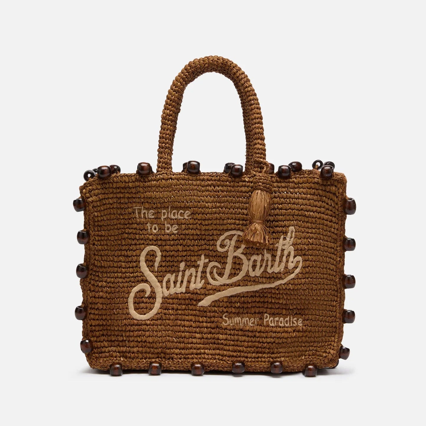 Mc2 Saint Barth borsa Colette Beads in raffia