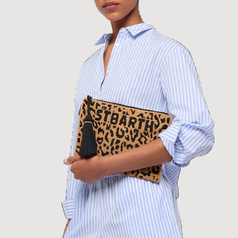 Mc2 Saint Barth pochette Pouch Pearl classic leo