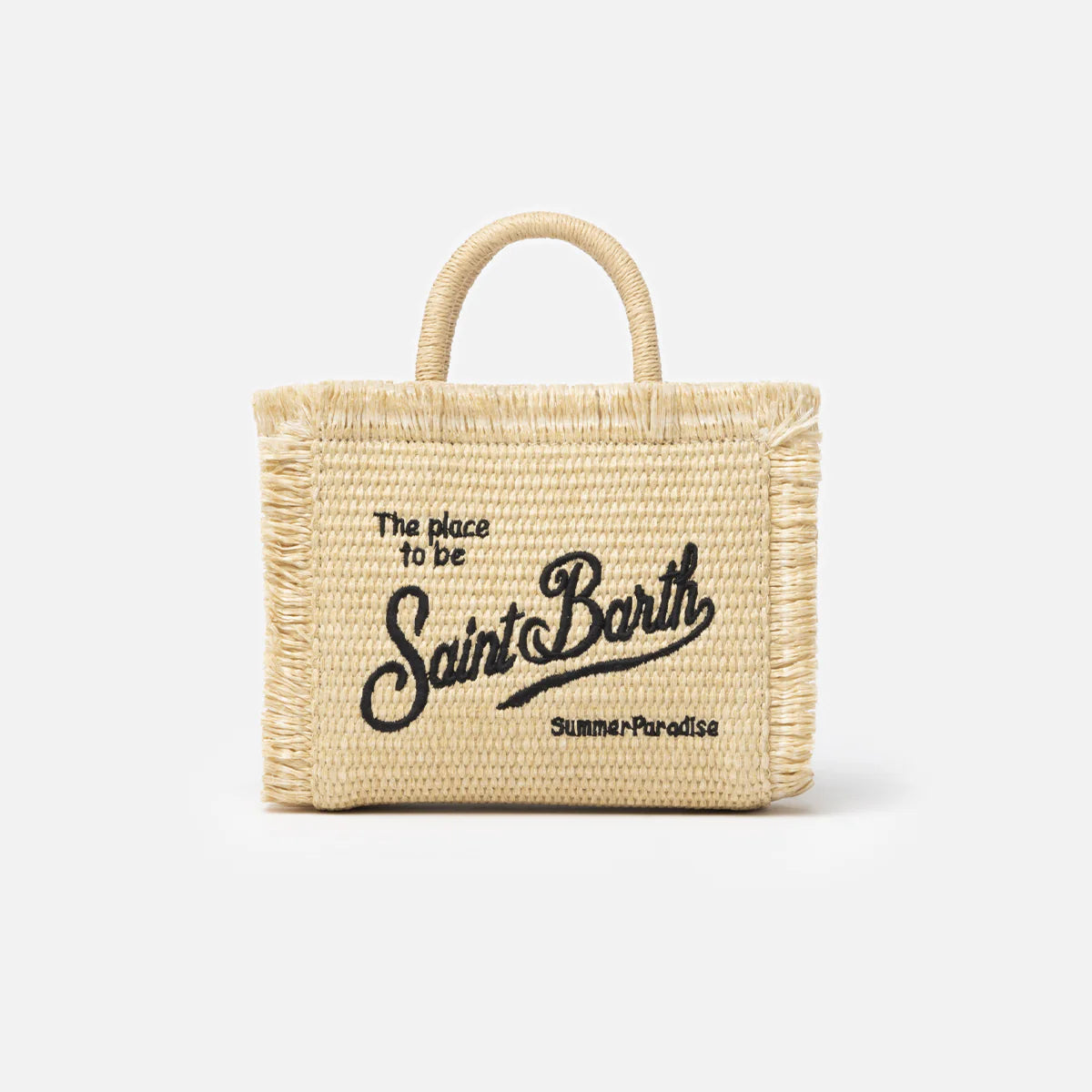 Mc2 Saint Barth borsa vanity mini raffia