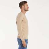 Replay maglioncino girocollo tessuto beige