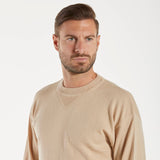 Replay maglioncino girocollo tessuto beige