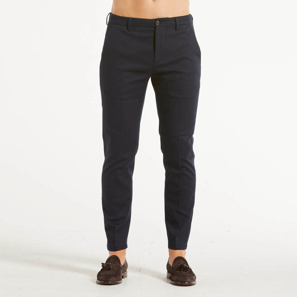 Department5 pantalone chino tessuto blu