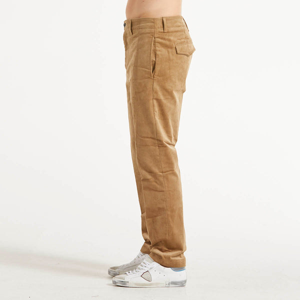 Department5 pantalone chino velluto cammello