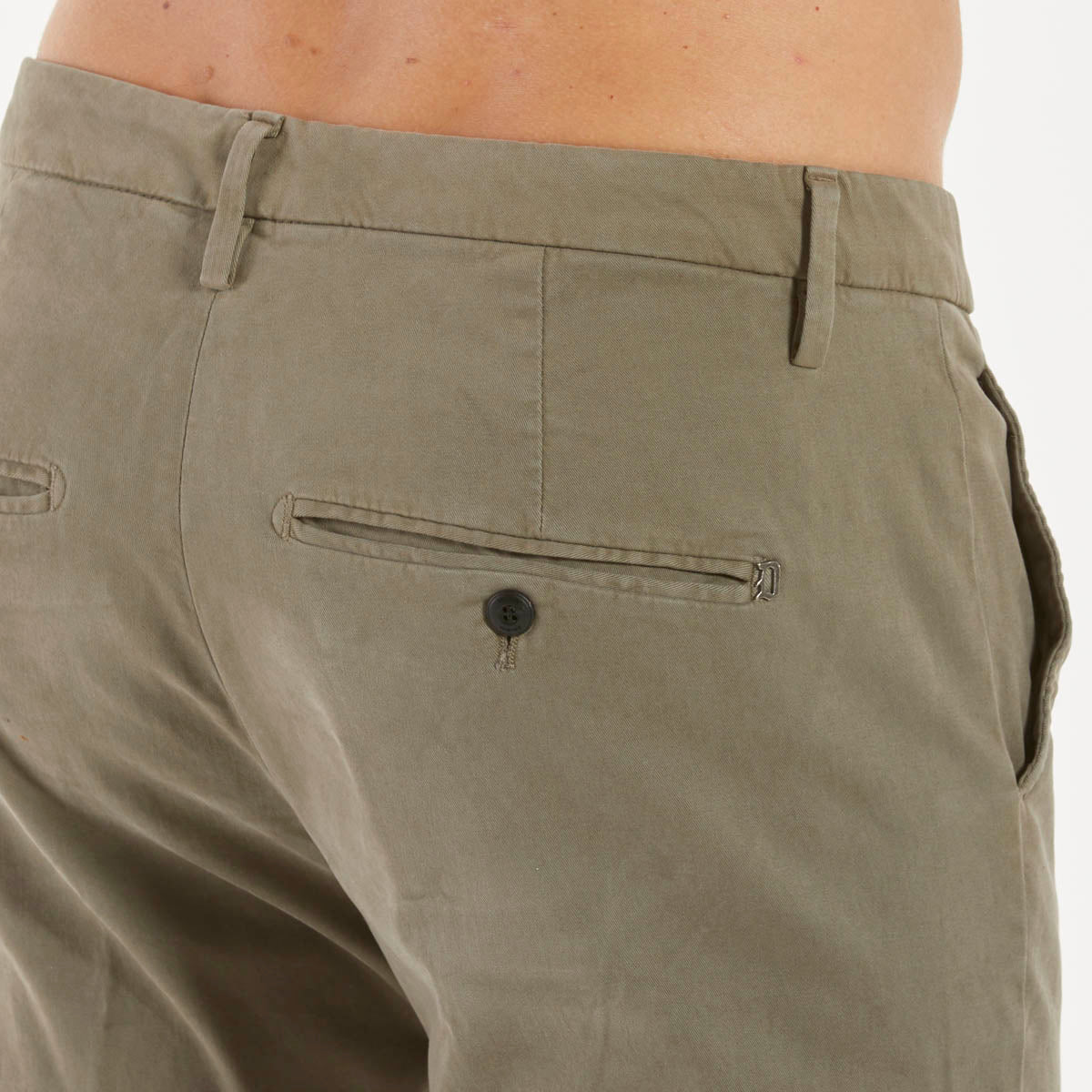 Dondup pantalone gaubert tessuto verde