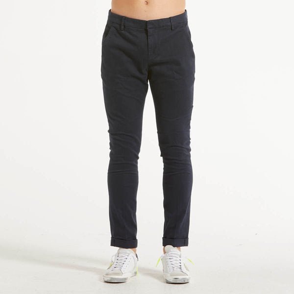 Dondup pantalone gaubert tessuto blu