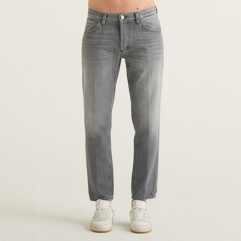 Dondup pantalone Brighton in denim grigio