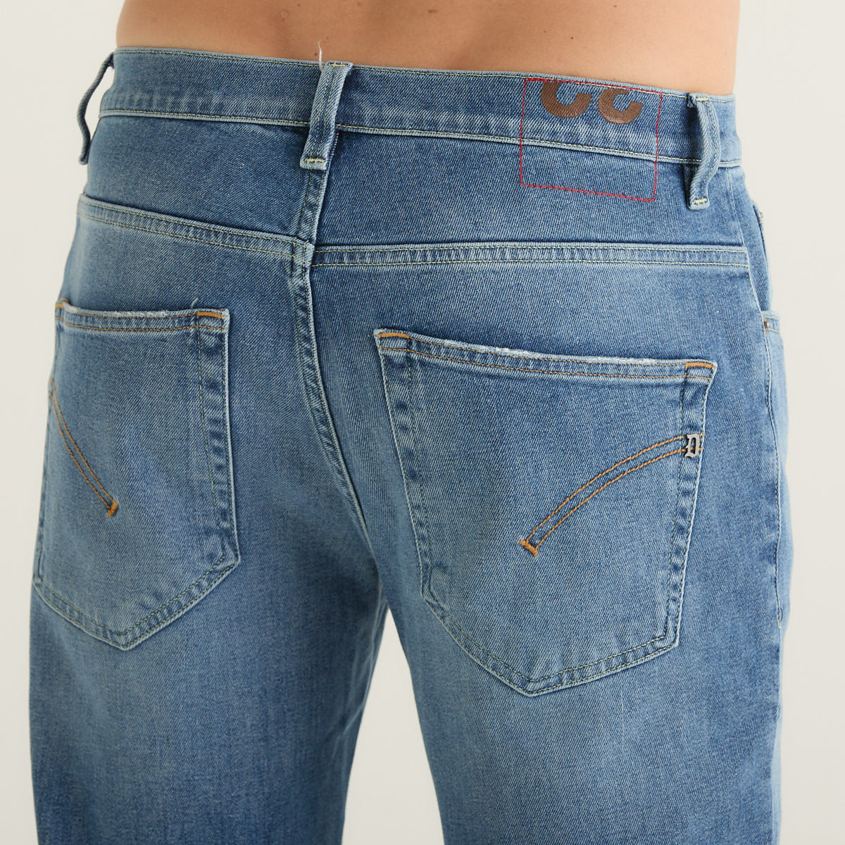 Dondup pantalone Brighton in denim blu