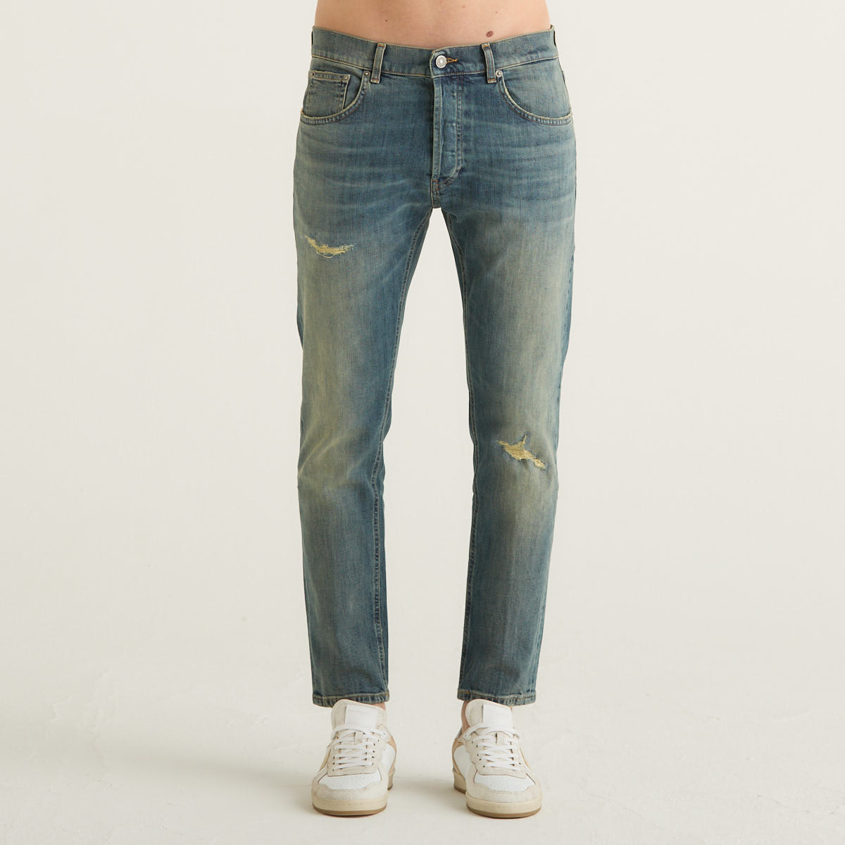 Dondup pantalone Dian in denim blu