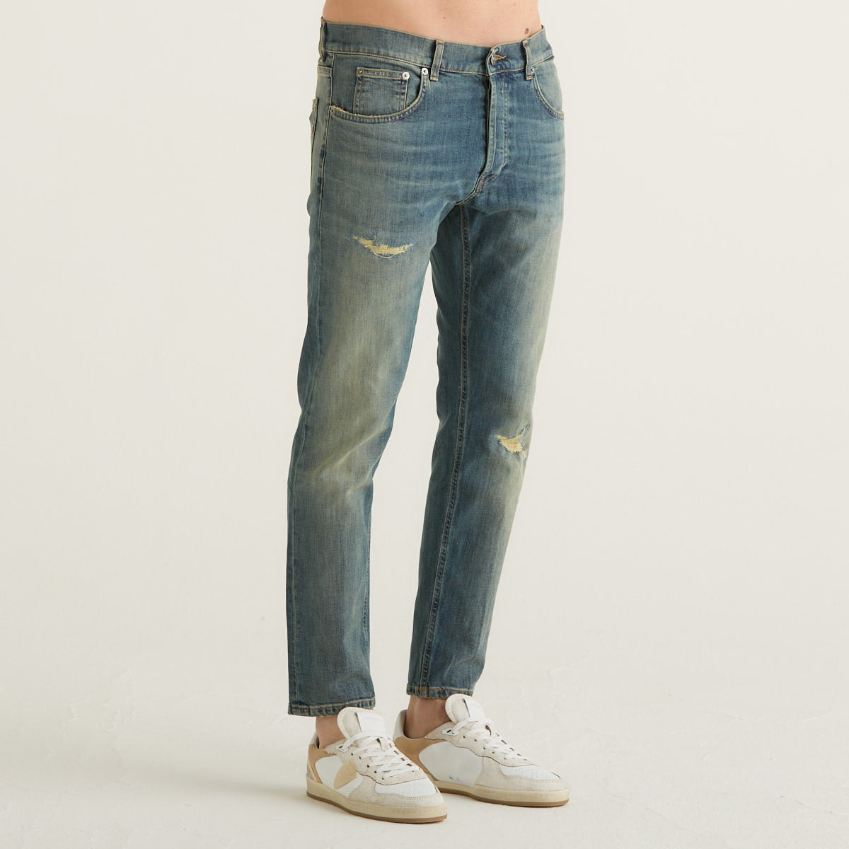 Dondup pantalone Dian in denim blu