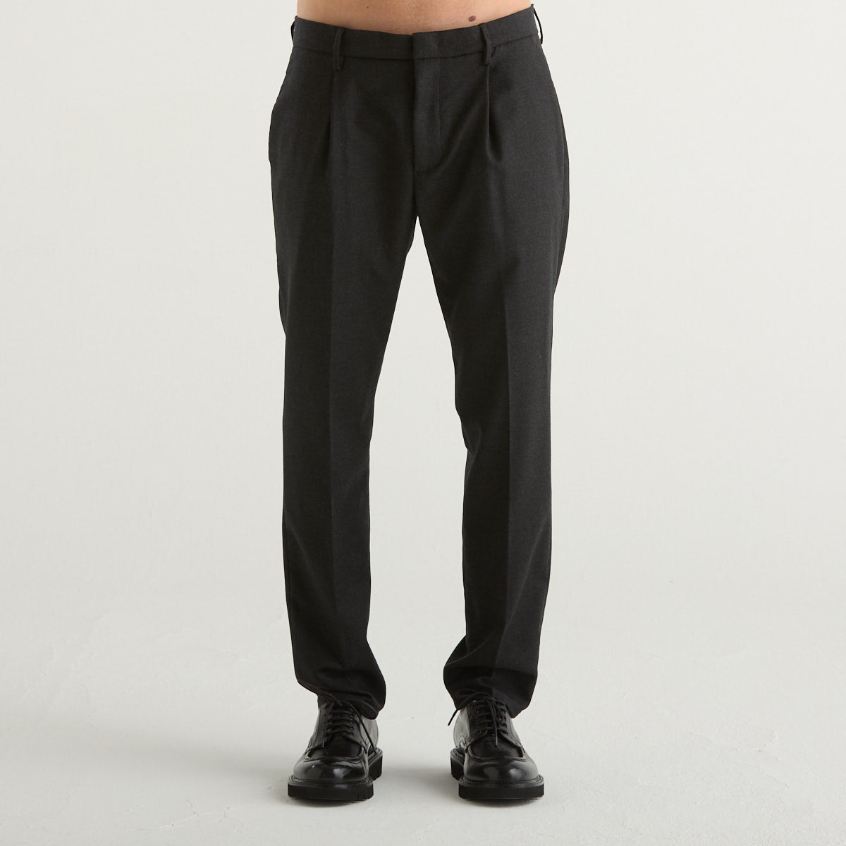 Dondup pantalone ralp in tessuto antracite