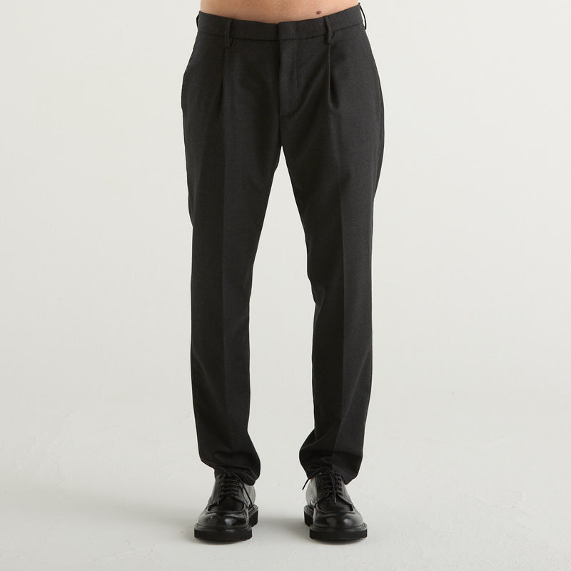 Dondup pantalone ralp in tessuto antracite