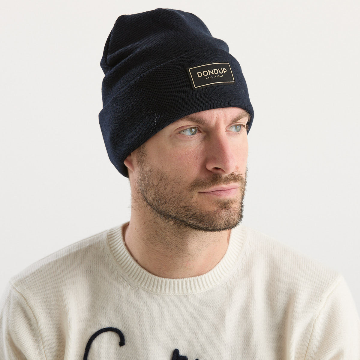 Dondup berretto logato blu