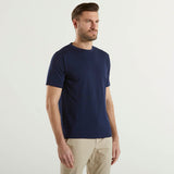 Dondup t-shirt mezza manica girocollo in filo blu