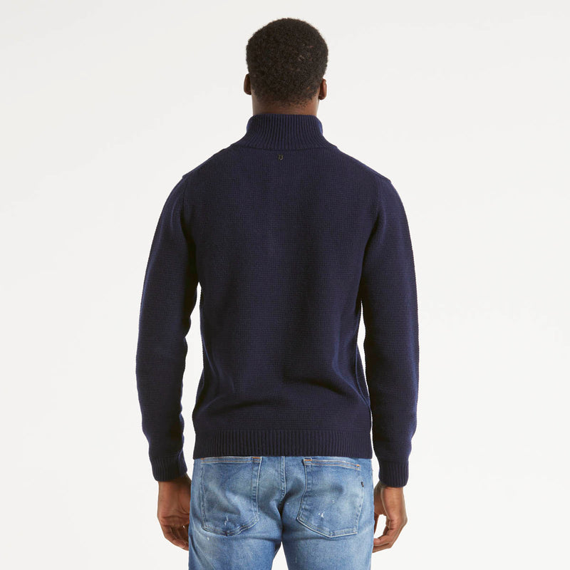 Dondup maglione bottoni lana blu