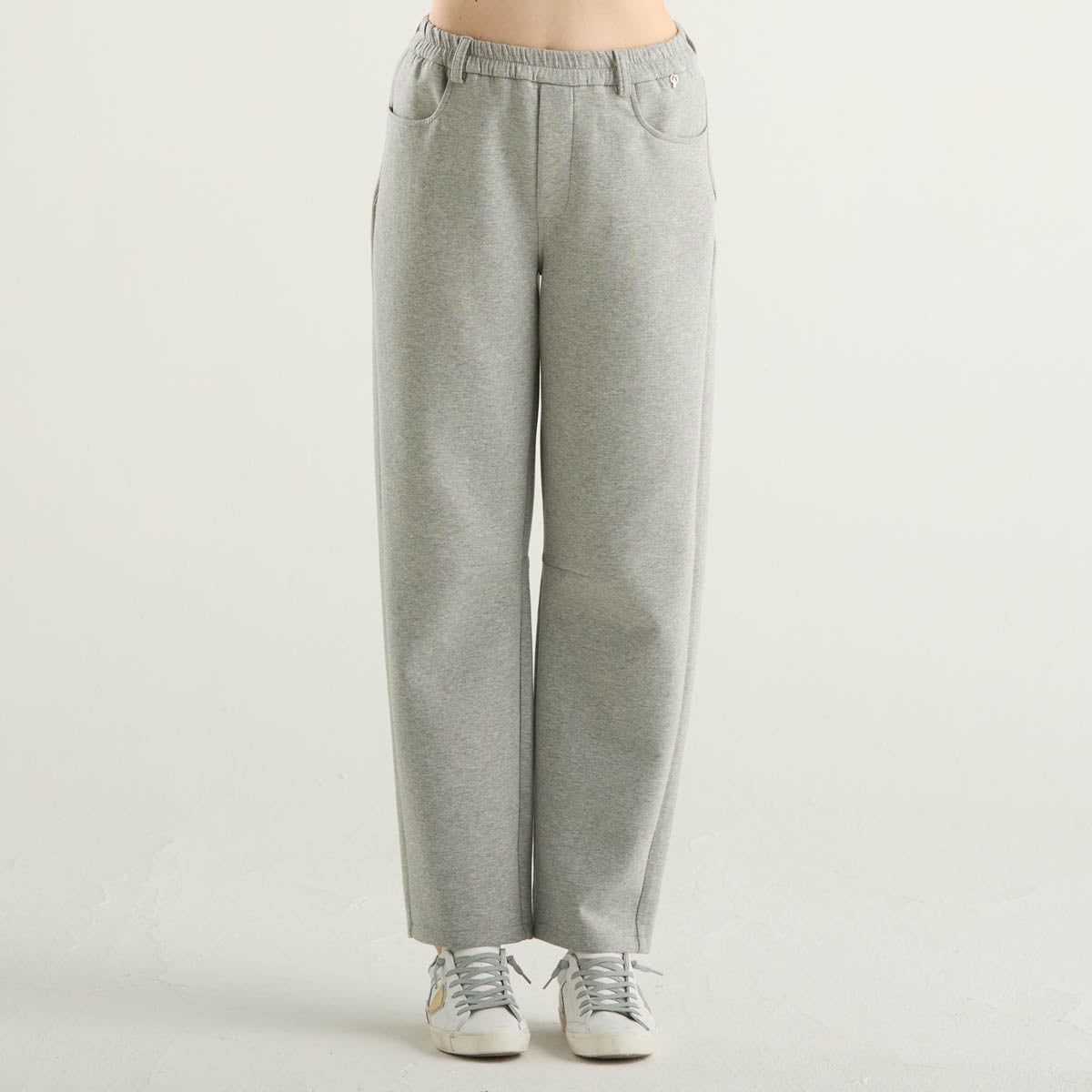 Philia Loft pantalone in punto milano grigio