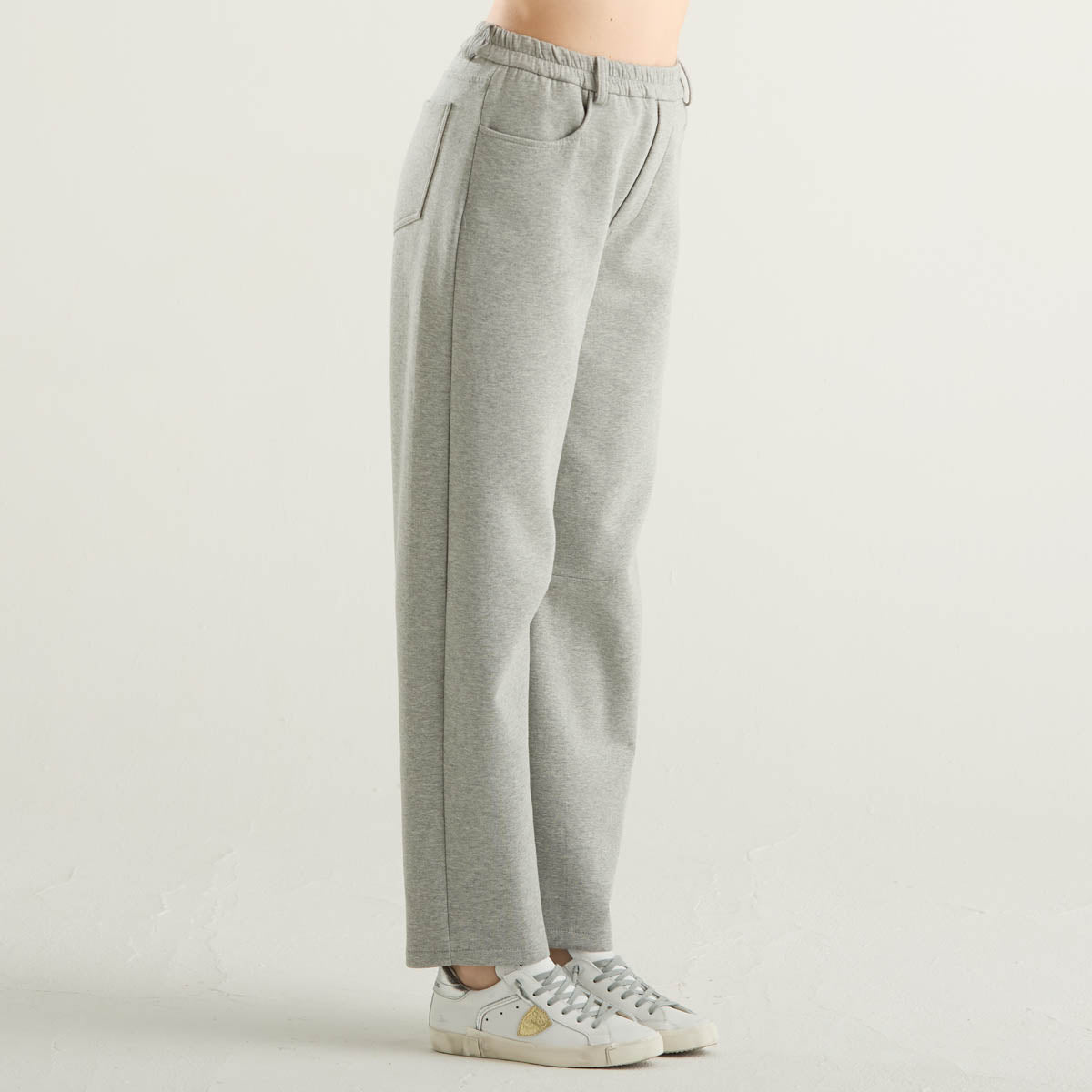 Philia Loft pantalone in punto milano grigio