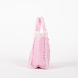 Mc2 Saint Barth borsa vanity mini strass rosa