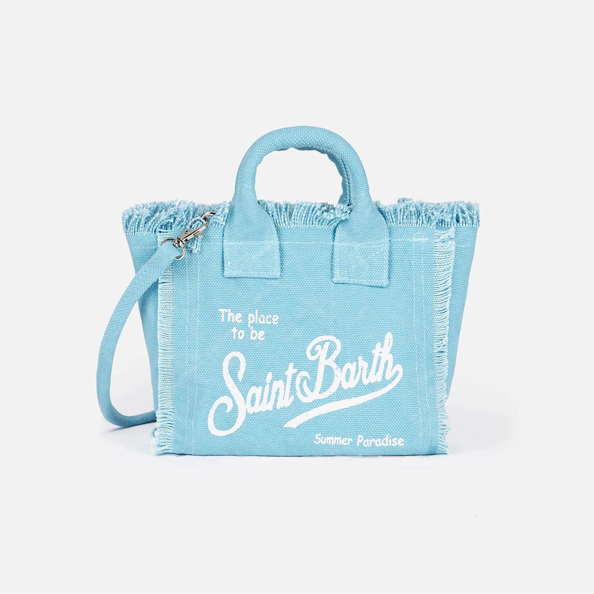 Mc2 Saint Barth Vanity Mini in tessuto azzurro