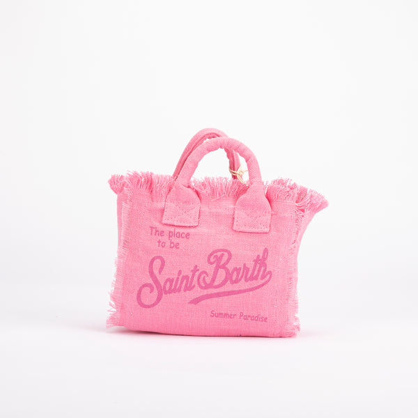 Mc2 Saint Barth borsa vanity mini linen rosa