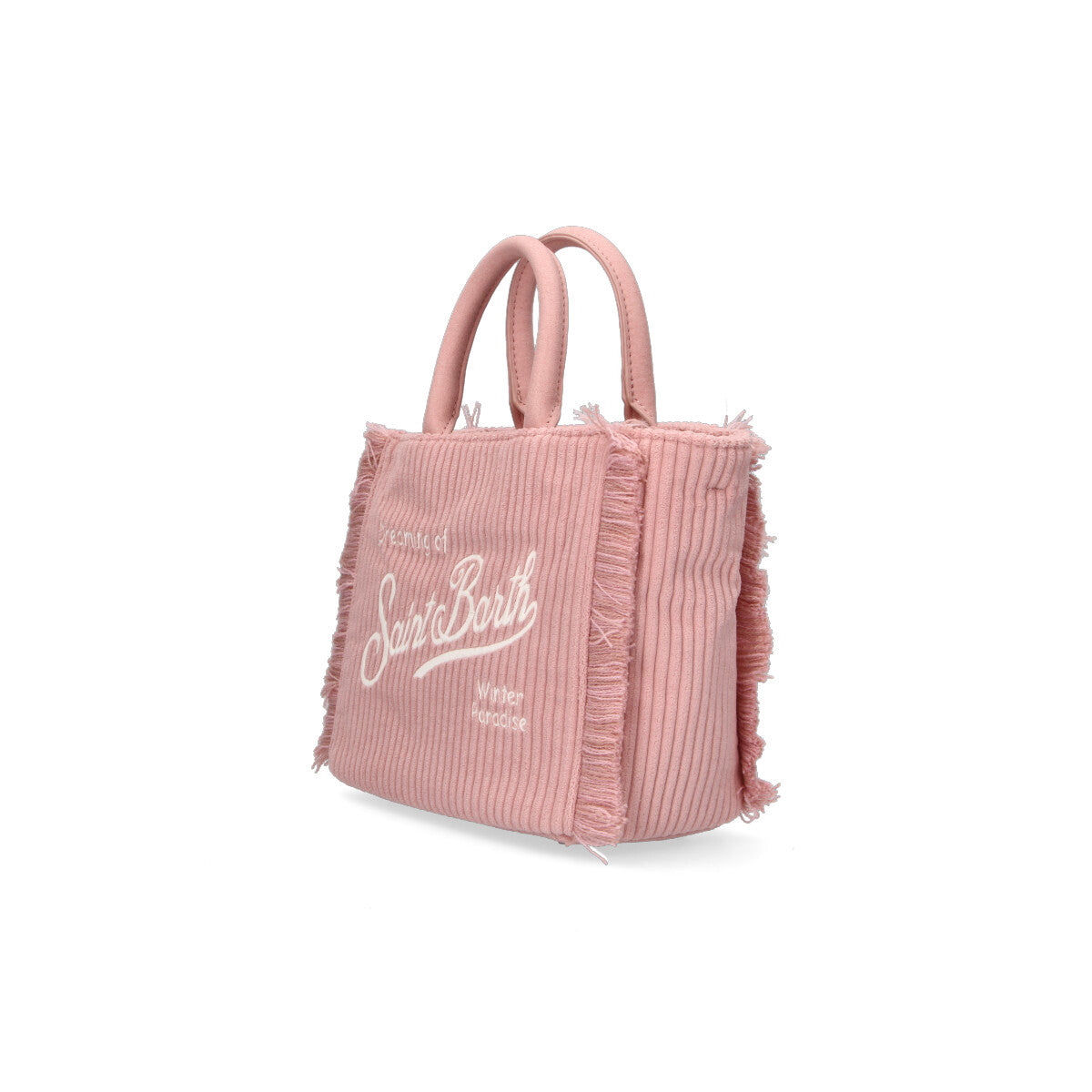 Mc2 Saint Barth Vanity mini corduroy velluto rosa