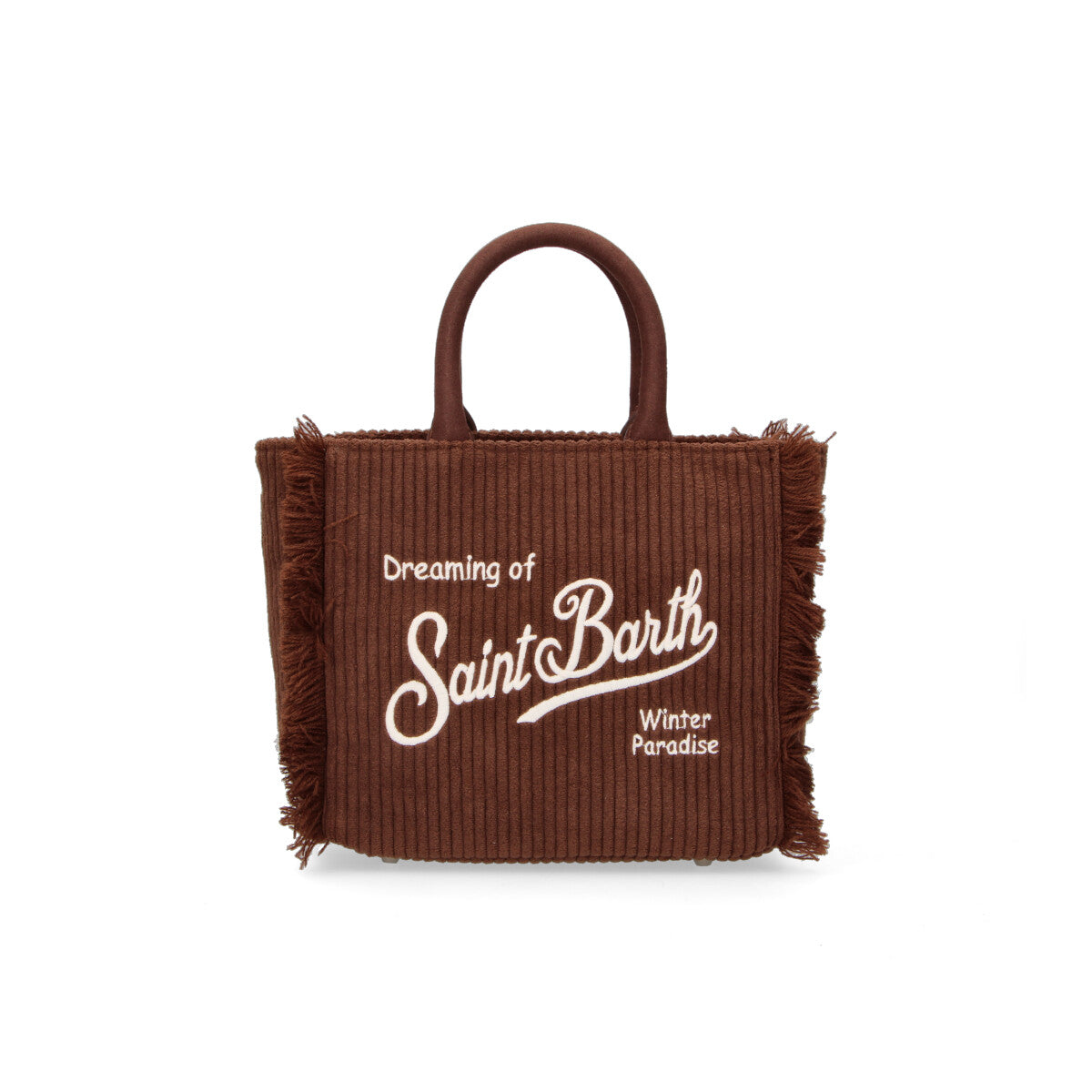 Mc2 Saint Barth Vanity mini corduroy velluto brown