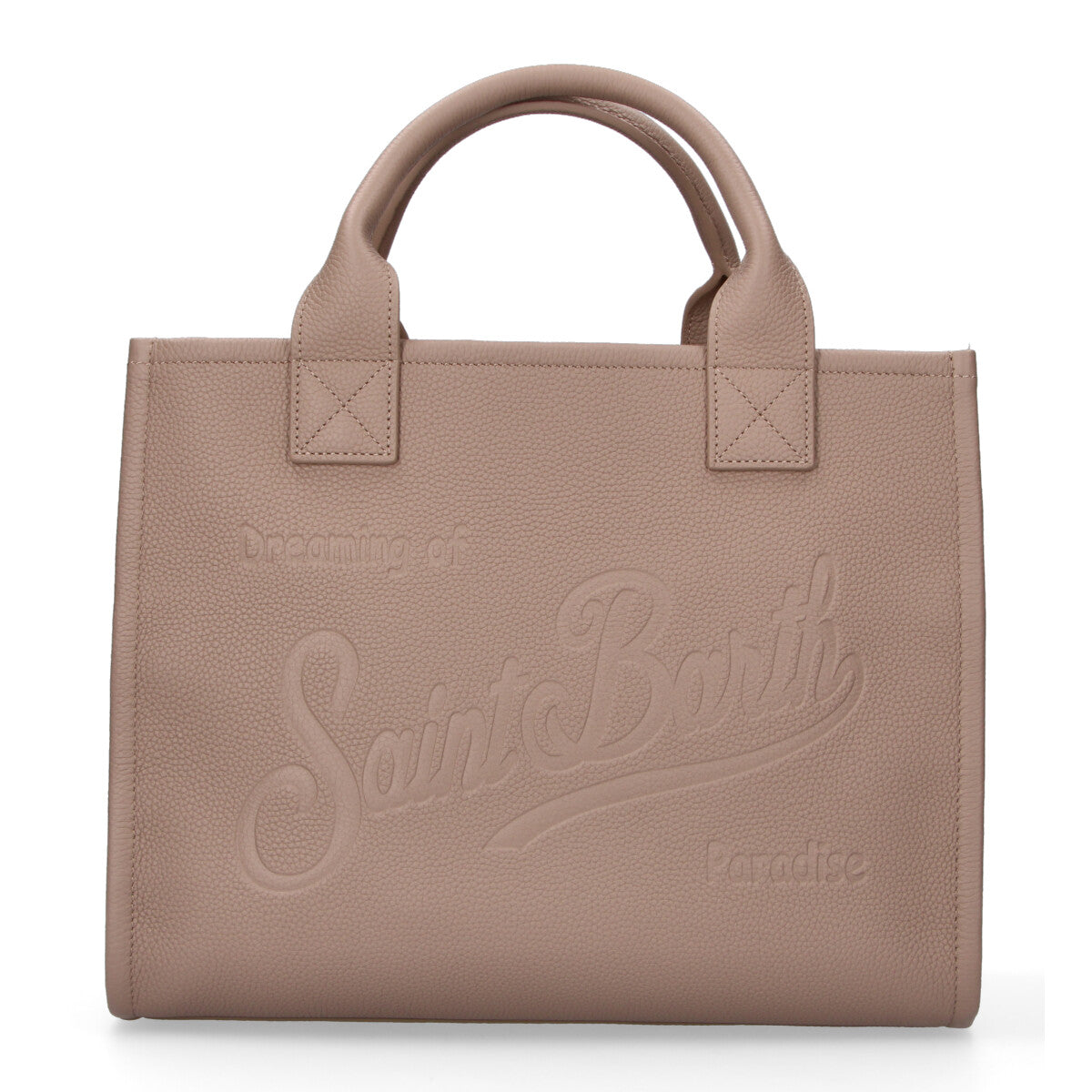 Mc2 Saint Barth Vanity Bag Large pelle beige