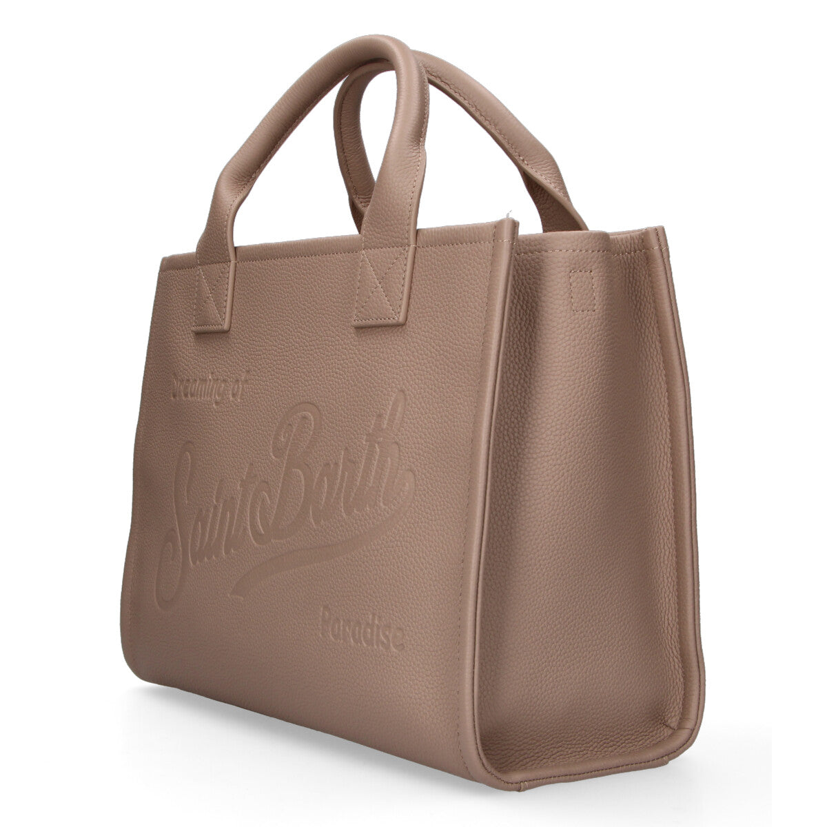 Mc2 Saint Barth Vanity Bag Large pelle beige