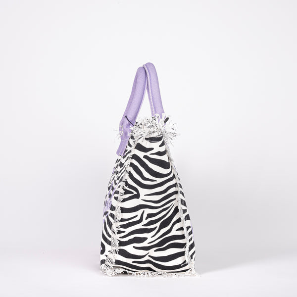 Mc2 Saint Barth borsa vanity grande zebra color