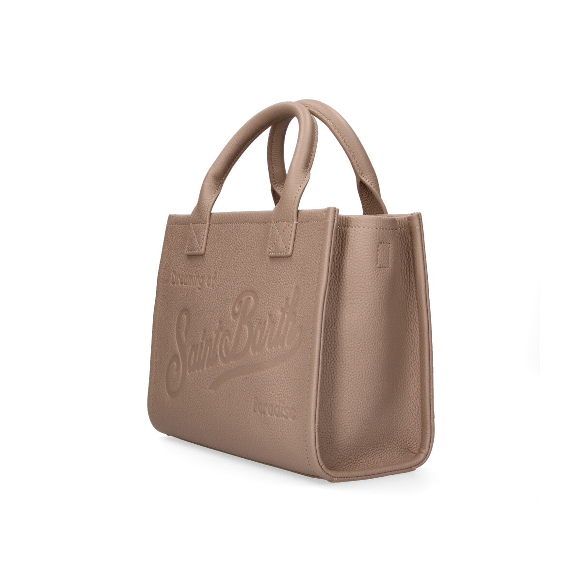 Mc2 Saint Barth Vanity Bag Midi pelle beige