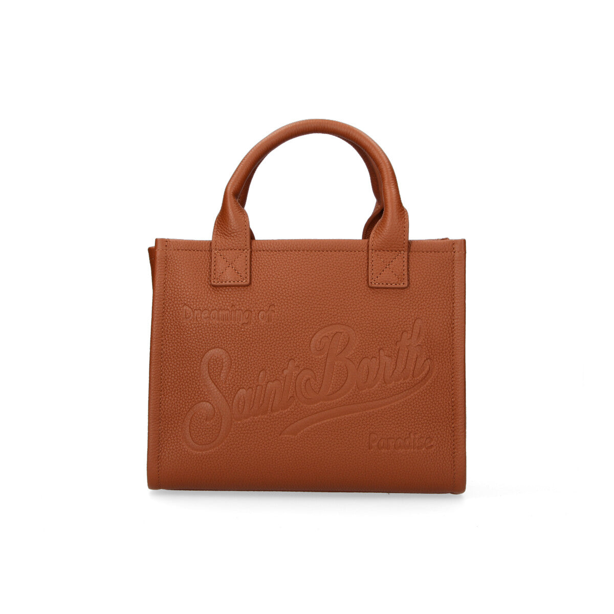 Mc2 Saint Barth Vanity Bag Midi pelle cammello