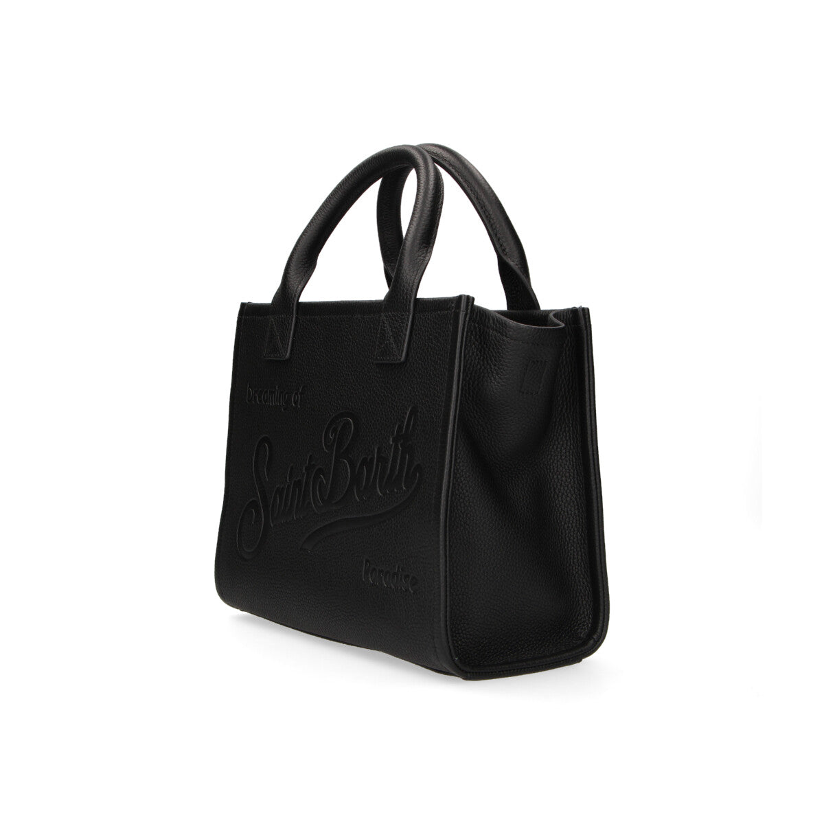 Mc2 Saint Barth Vanity Bag Midi pelle nera