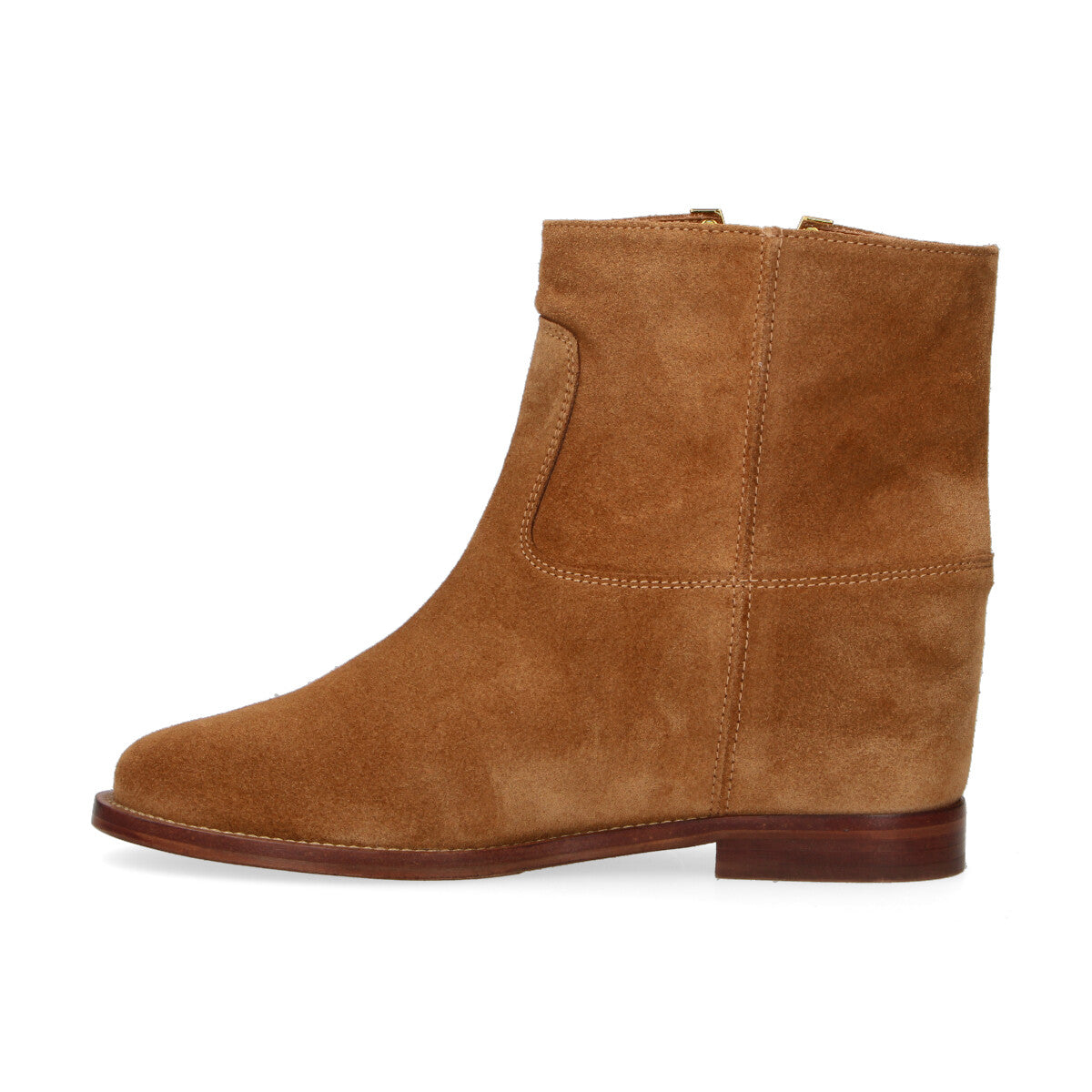 Via Roma 15 tronchetto V dorata camoscio cuoio