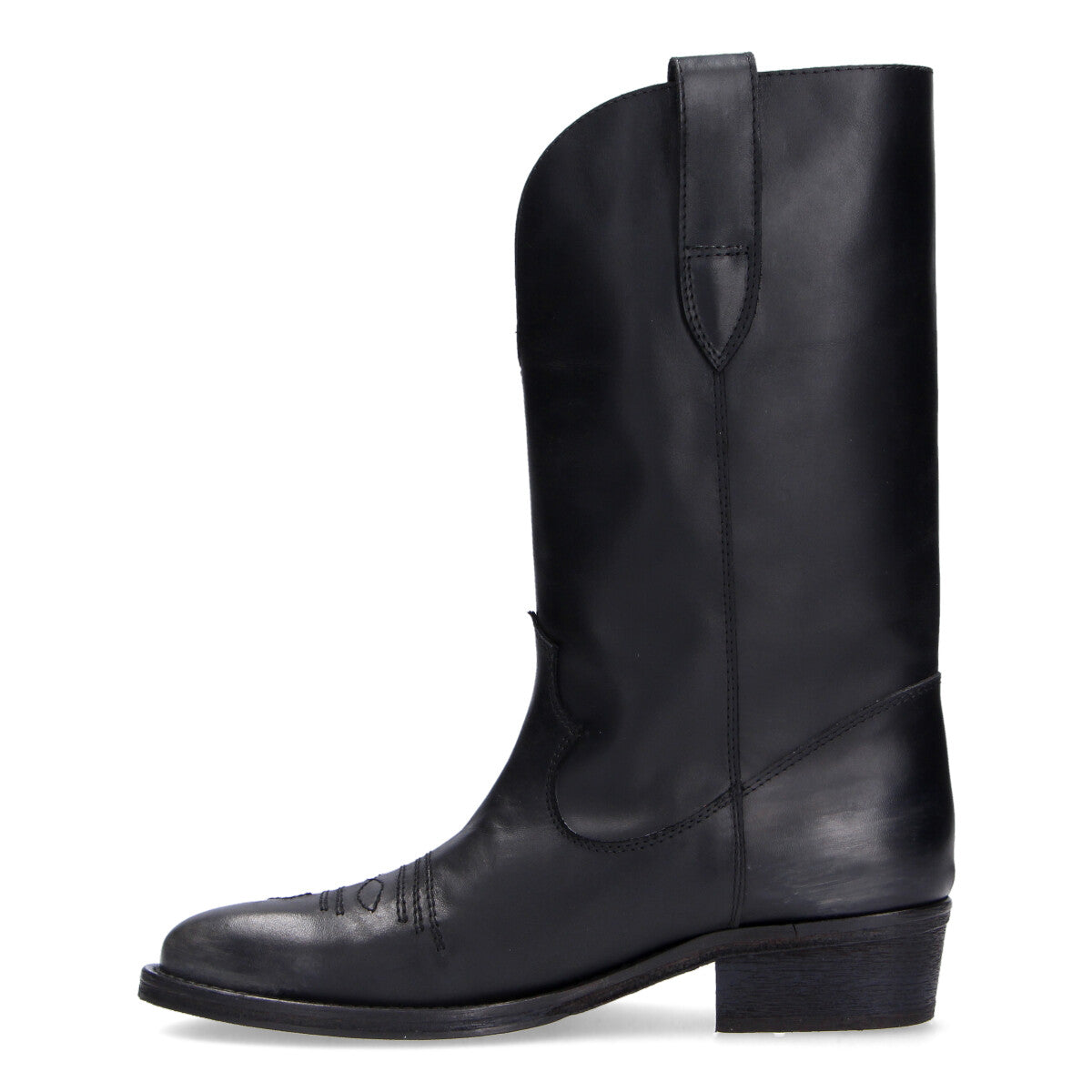 Via Roma 15 stivale texano pelle nera