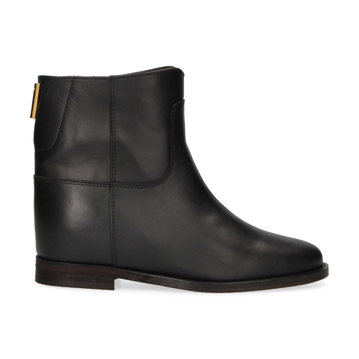 Via Roma 15 tronchetto V posteriore in pelle nera