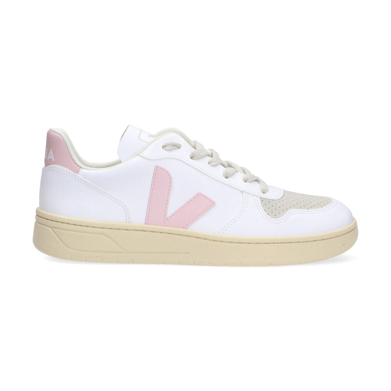 Veja V-10 CWL bianca beige rosa