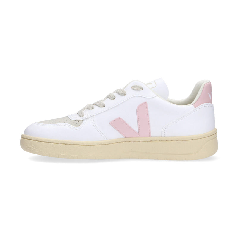 Veja V-10 CWL bianca beige rosa