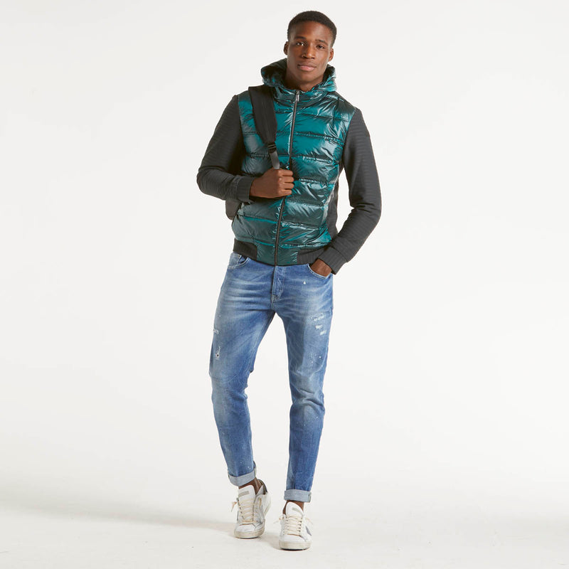 RRD soft jacket in tessuto tecnico verde
